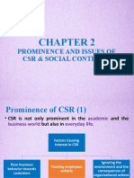 Prominence and Issues of CSR & Social Contract