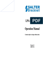 Lps-400 Scale Operation Manual: Contents Subject To Change Without Notice