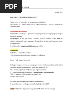 FRENCH LINGUISTICS 1
