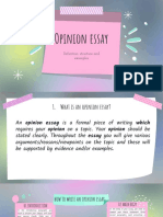 Opinion Essay: Definition, Structure and Examples