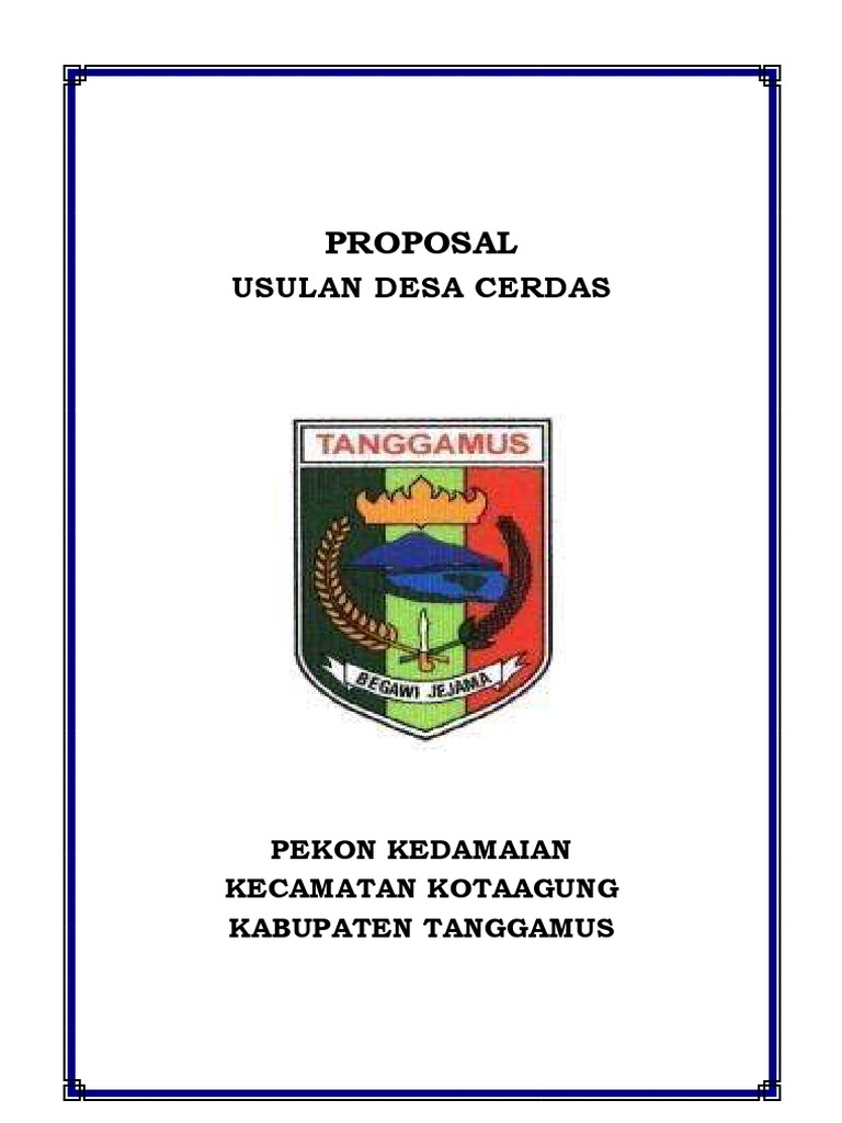 Format Proposal Desa Cerdas Pekon Kedamaian-Dikonversi - Compressed | PDF