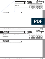 TW Vehicle Sheet