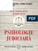 Tudorel Butoi - Psihologie Judiciara Carte