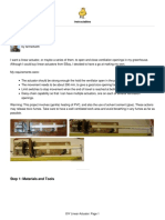 DIY Linear Actuator: Step 1: Materials and Tools