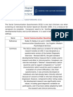 Social Communication Questionnaire (SCQ)