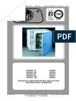 JP SELECTA Incubat 207 Service Manual and Maiantenance