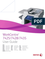 Manual de usuario Xerox WORK CENTRE 7435