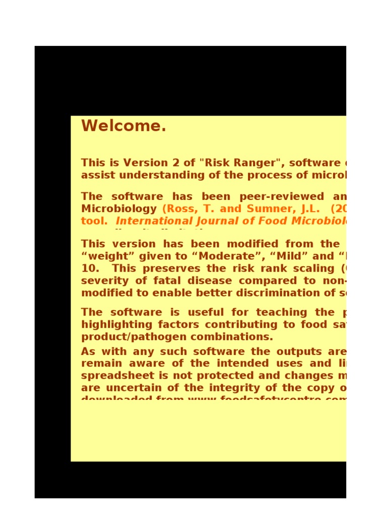 Risk Ranger | PDF | Hazards | Dose (Biochemistry)