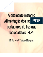 Alimentação de lactentes portadores de fissuras labiopalatais