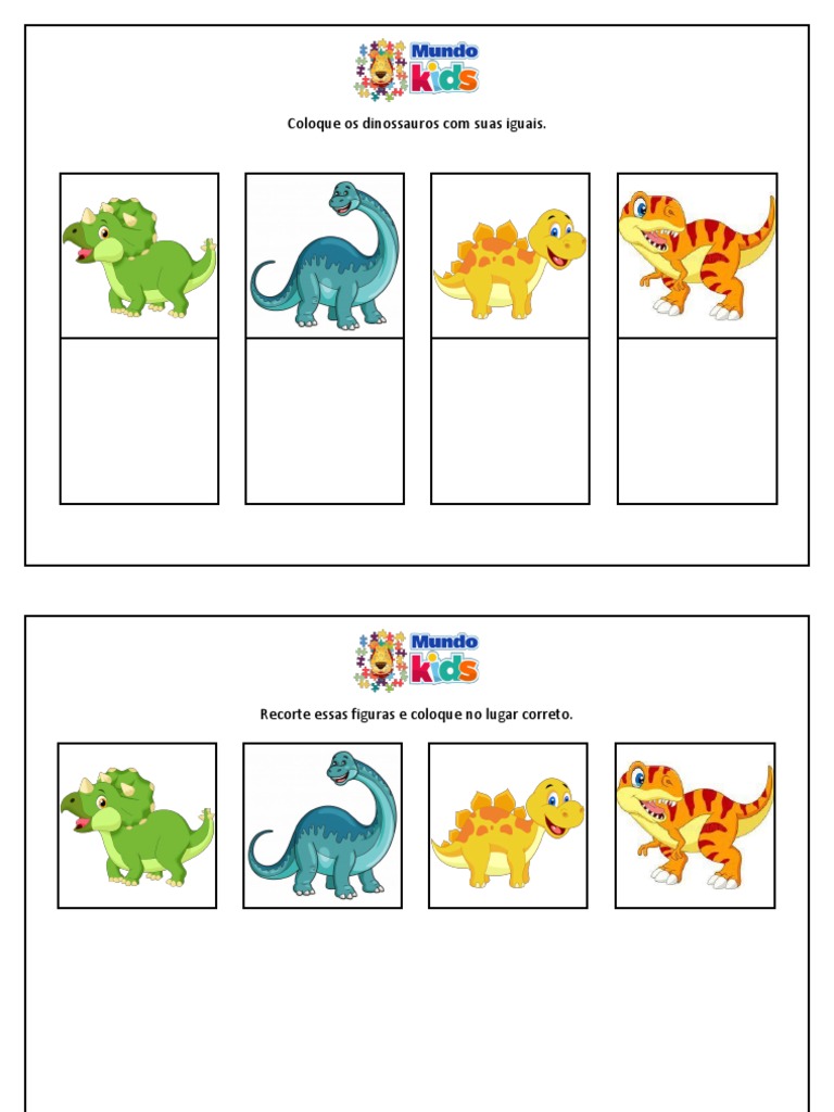 atividade dinossauro | PDF