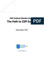 The Path To CDP Success: CDP Institute Member Survey