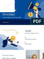 Presentasi Keuangan Tips Keuangan Berinvestasi Ilustrasi Manusia Sederhana Biru Dan Kuning