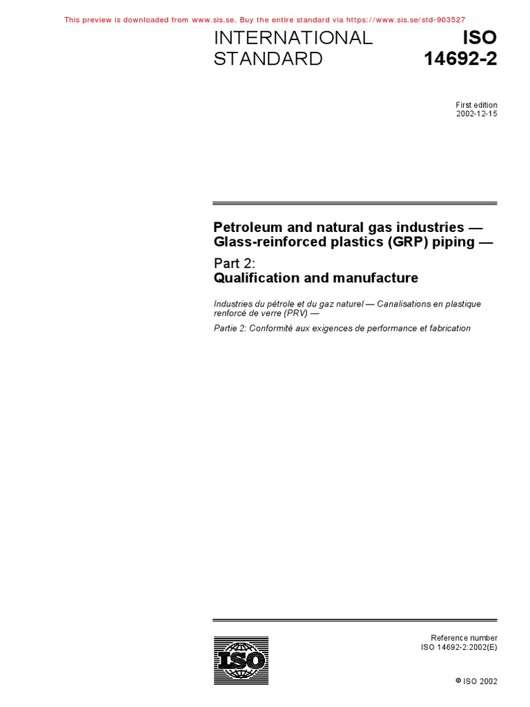 Iso 14692 2 2002 en FR | PDF