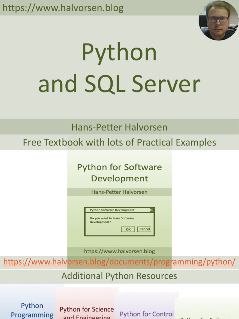 Python and SQL Server | PDF | Databases | Microsoft Sql Server