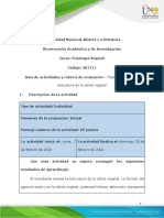 Guia de Actividades y Rúbrica de Evaluación - Unidad 1 Fase 1 - Conocer La Estructura de La Célula Vegetal