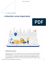 Atención - Aviso Importante