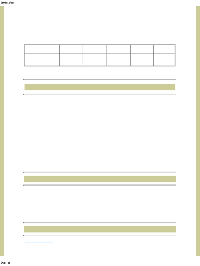 MSDSOwens CorningM524C64 Surface Tissue Page 4 PDF Fiberglass