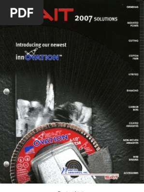 SAIT | PDF | Abrasive | Grinding (Abrasive Cutting)