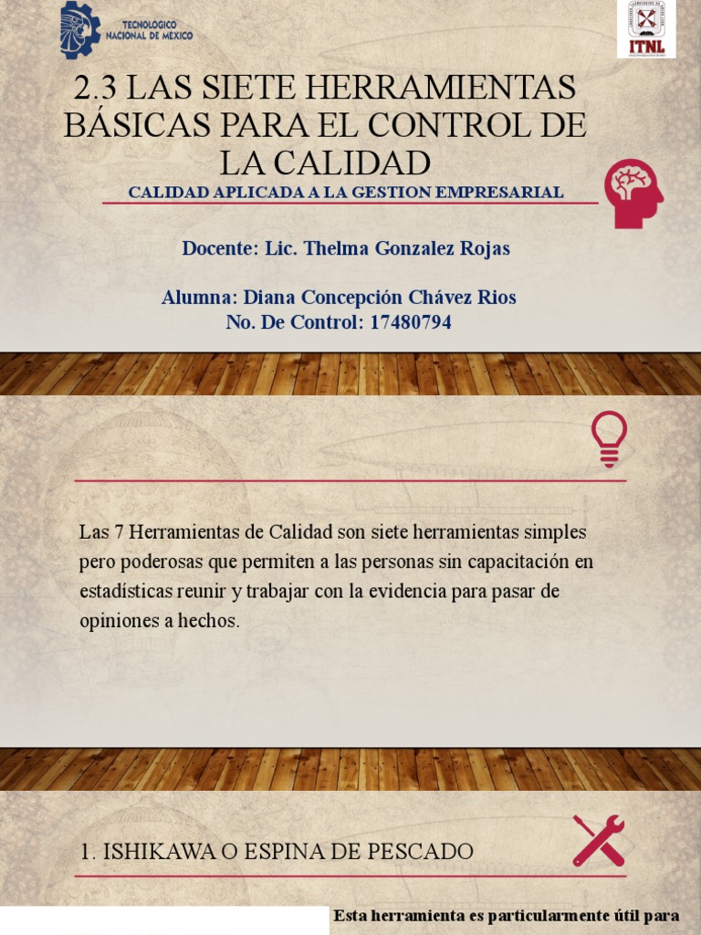 2.3 Las Siete Herramientas Basicas para El Control de La Calidad | PDF ...