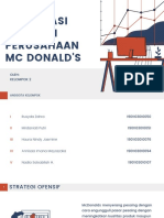 Formulasi Strategi Perusahaan MCD - Kel.2