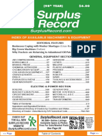 APRIL 2022 Surplus Record Machinery & Equipment Directory