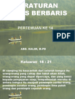 Pert. 14 Keterampilan Baris Berbaris