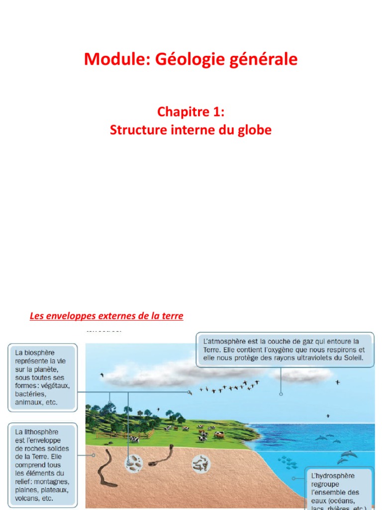 Chapitre 1 Structure Interne de La Terre | PDF | Manteau terrestre | Terre
