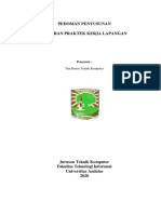 PEDOMAN PENYUSUNAN LAPORAN PKL 16 - SISKOM - V3.2 Juli 2020