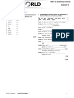 2.4 Quantifiers: A An Any How Many How Much Lot of Lots Many Much Some