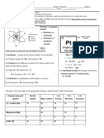 Element Symbol: Atomic Number/ # Proton