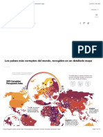 Los Países Más Corruptos Del Mundo, Recogidos en Un Detallado Mapa