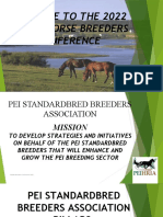 2022 Breeders Conference PEIHRIA Presentation