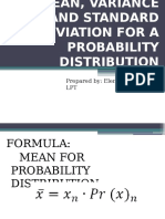 Lesson 2 Mean Variance and Sd for Prob Dist.pptx