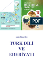 2021-2022 12. Sınıf Türk Dili Ve Edebiyatı Ders Kitabı