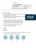 Evaluación Diagnóstico de Historia 3° Básico