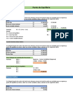 2 Calcular Punto de Equilibrio TAREA