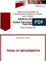 NARPAA E-Class Module 4 - Triad of Impairments