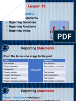 Lesson 13 Reported Speech