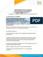 Guía de Actividades y Rúbrica de Evaluación - Unidad 1 - Etapa 2 - Comprensión Conceptual Del Modelo de La Comunicación Alternativa-1 (1)
