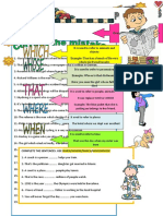 Complete The Sentences. Use When/Where/Which/Who/Whose