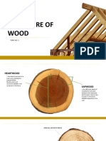 Structure of Wood: Ce 342: Principle of Timber Design