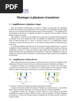 Montages à plusieurs transistors