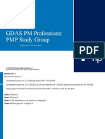 Additional Cost Questions - GDAS PMP Study Group Presentation