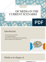 Role of Media in Current Scenario