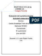 Act 1 Parcial II Evaluacion Practica Docente