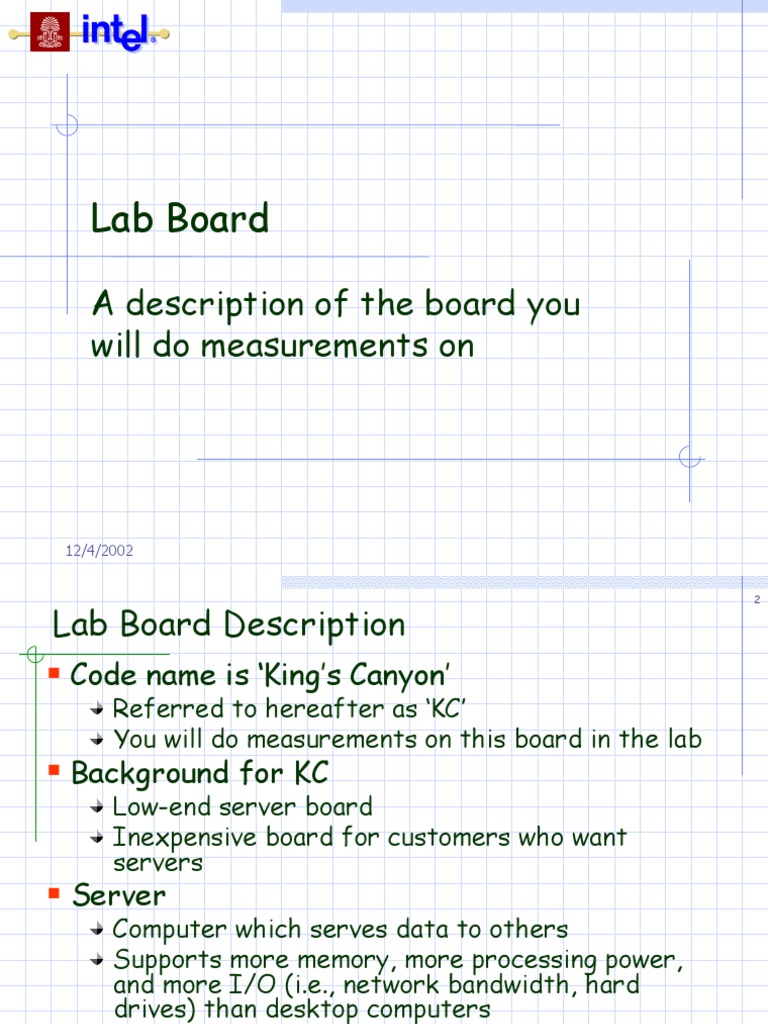Lab Board: A Description of The Board You Will Do Measurements On | PDF ...