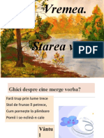 Vremea. Starea Vremii