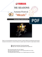 Assembly Instructions for a Paper Craft Mikoshi