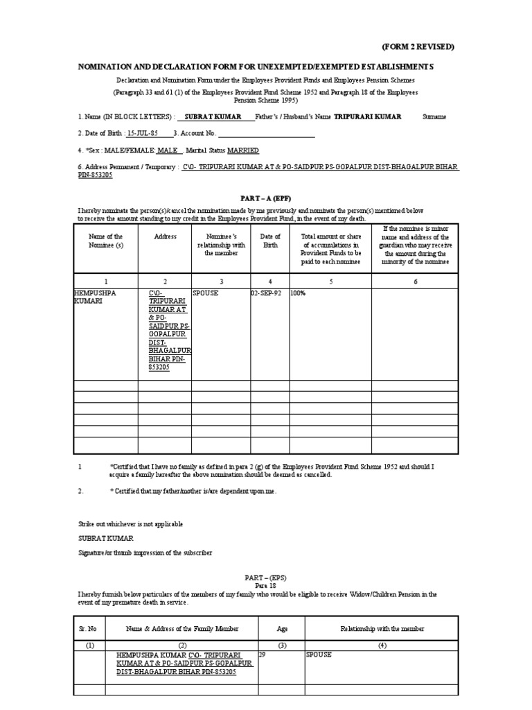 form-2-revised-nomination-and-declaration-form-for-unexempted