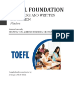 Toefl Foundation: Structure and Written Expression